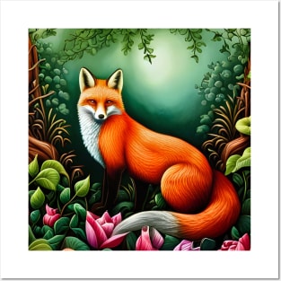 Fox in the Night Garden Posters and Art